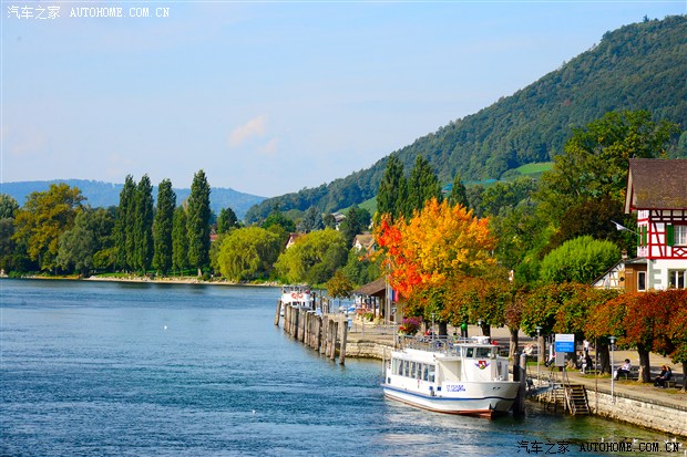 【图】莱茵河瀑布\/施泰因小镇 瑞士-德国游记2