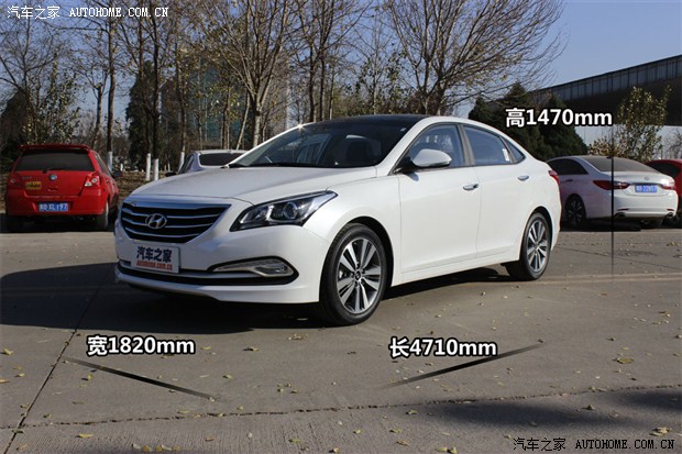 实拍北京现代名图