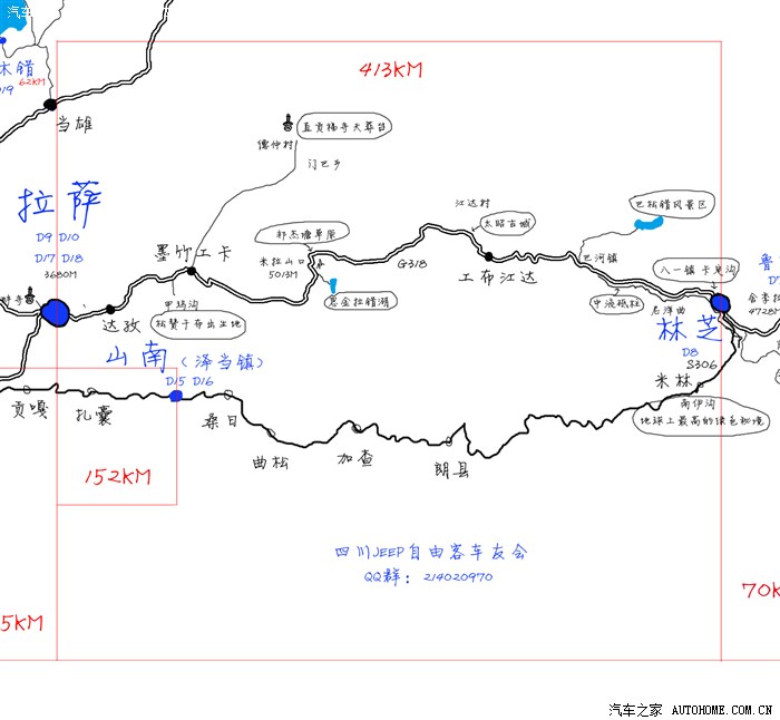 《羊在路上》玩轉川藏線--川進青出適合自由客行走的詳盡線路圖