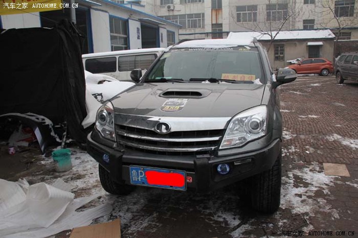 哈弗h5至尊版改装长城帮前竞技杠作业