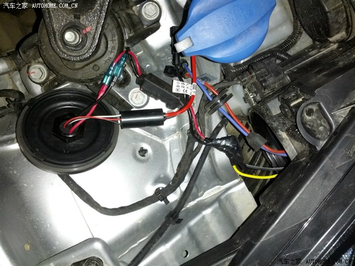 k3改装灯光篇近光改氙气一体化灯泡多图附效果图完成